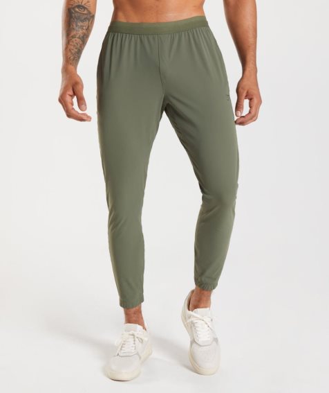 Men's Gymshark Studio Jogger Olive | NZ 6GOVXS